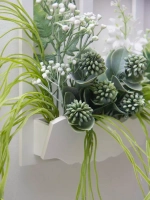 Панно на стену для интерьера "Окно с цветами"