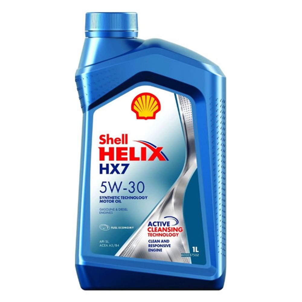 Масло моторное Shell Plus  HX 7 5W30 полусинтетика 1л