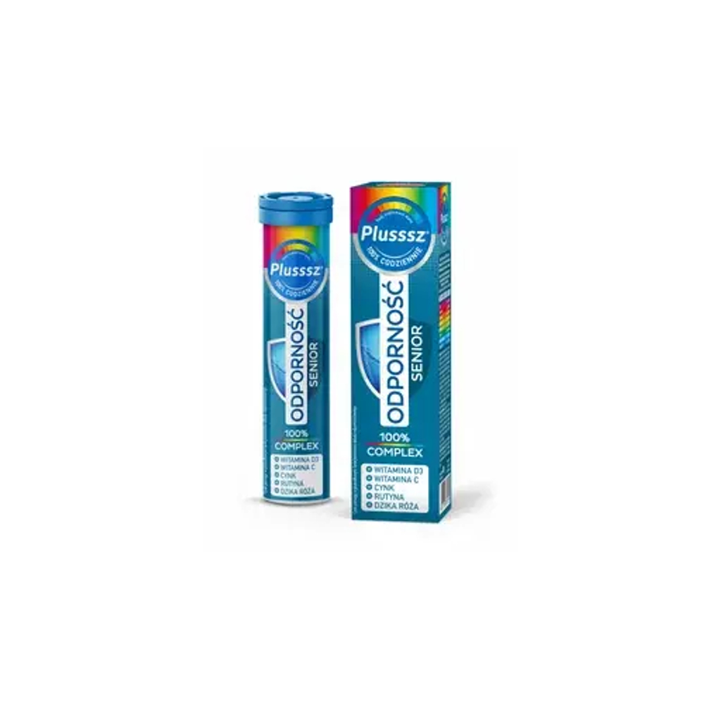 Plusssz Immunity Senior 100% Complex - 20 шипучих таблеток