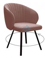 Стул DikLine 258 поворотный опоры чёрные