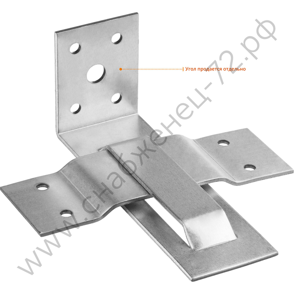 ЗУБР СОС-2.0 40х120(60) х 2 мм, скользящая опора для стропил, пластина (310166-060)