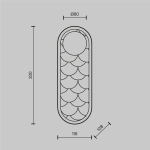 Бра Maytoni PERLAMOUR MOD473WL-L20BSK