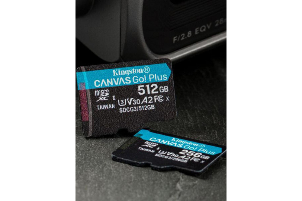 Карта памяти Kingston MicroSDXC Class 10 Canvas Go Plus UHS-I U3 V30 A2 (170/70 Mb/s), 512GB