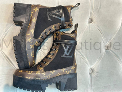 Демисезонные женские ботинки Louis Vuitton desert boot Monogram