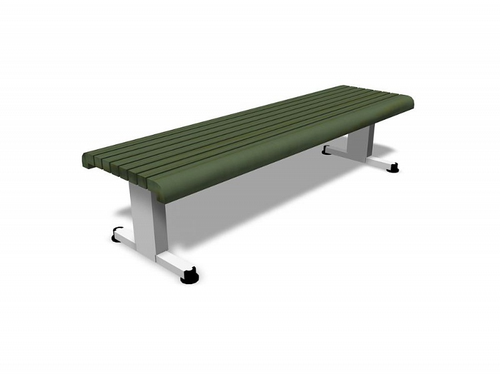 Лавочка на алюминиевых опорах BOULEVARD