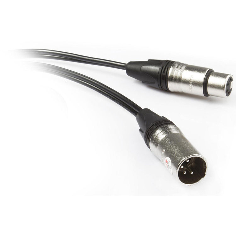 Кабель питания SWIT S-7102, 4-pin XLR "мама" на 4-pin XLR "папа", длина 3 м