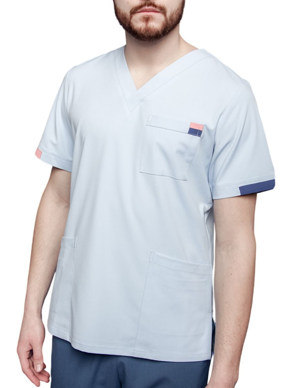 Туника медицинская мужская Pulse 258 Michigan, R148 нэви, S