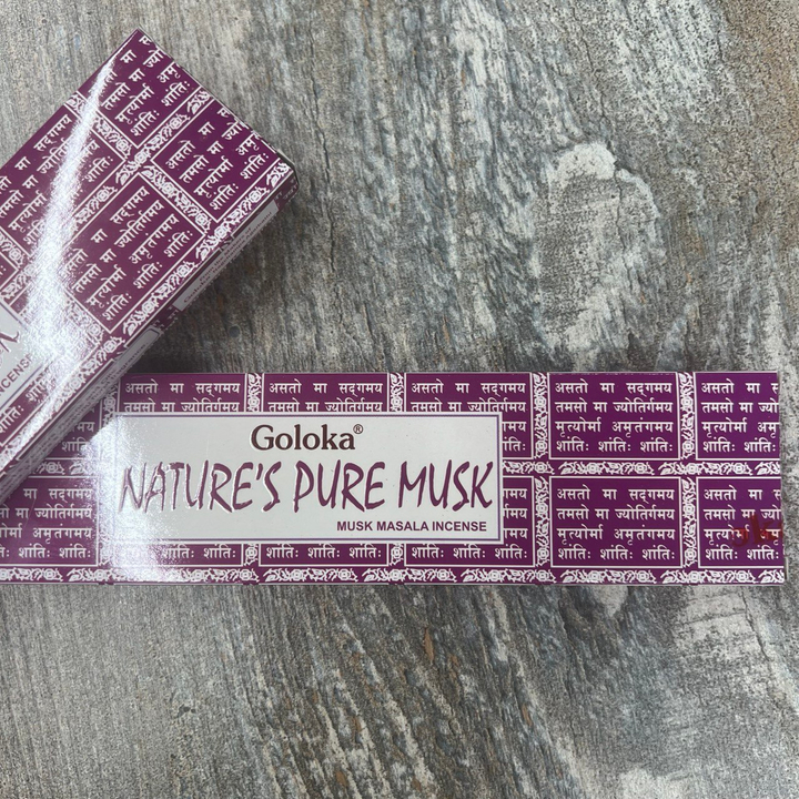 Goloka Nature's Pure Musk Благовоние-масала Чистый Муск 15 г