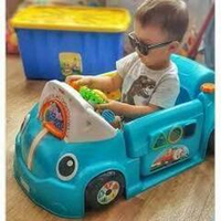 Игрушки Fisher Price Развивающий центр Моя первая машинка синяя №1 — 9-0083