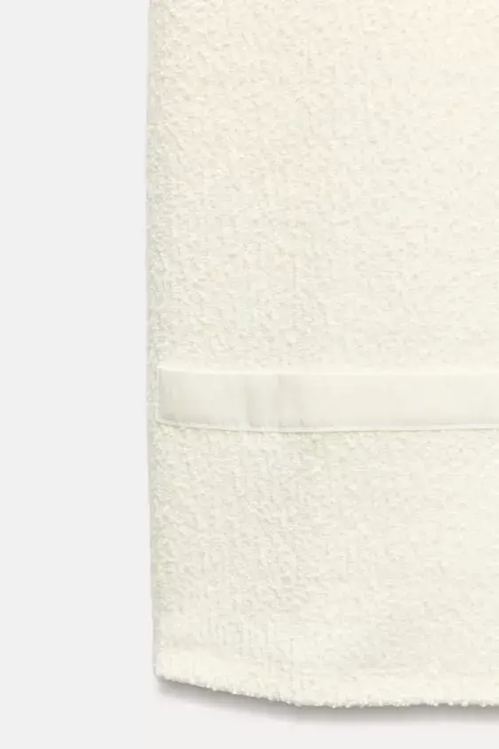 ZARA ТОП-ЖИЛЕТ С V-ОБРАЗНЫМ ВЫРЕЗОМ, ЭКРЮ