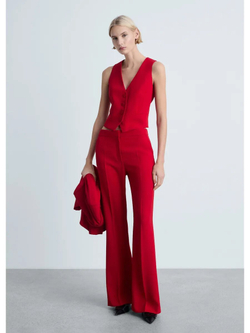 Костюмный жилет с пуговицами