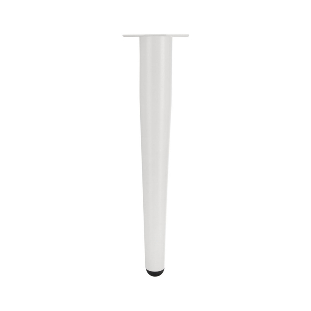 Опора мебельная EDSON PL-003 круглая 400*50 WHITE нерегулир, белая