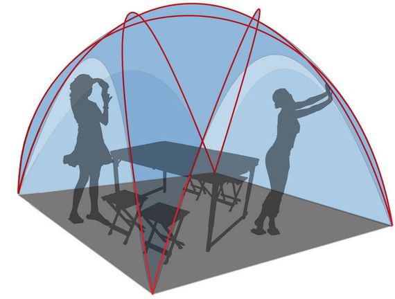 Тент-шатер CANADIAN CAMPER Space One (Camo)