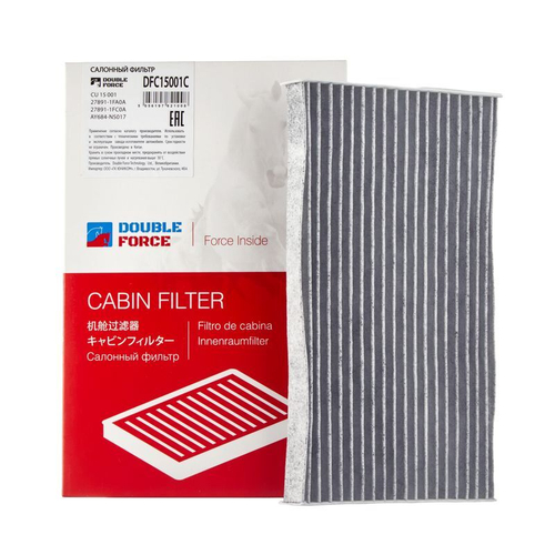 Фильтр салонный DOUBLE FORCE (угольный) DFC15001C