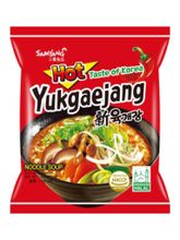 Лапша быстрого приготовления Samyang Yukgaejang 120 г, 5 шт