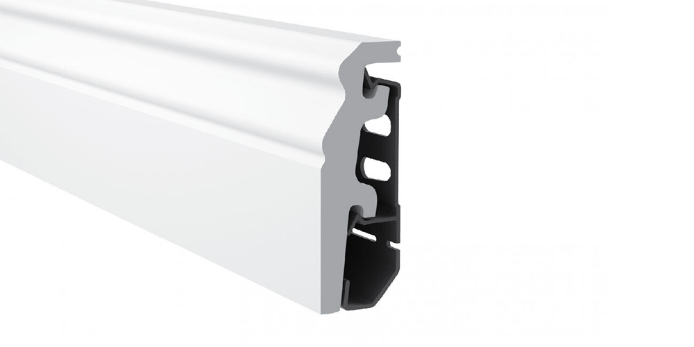 Плинтус Arbiton Vega P0830 Белый под покраску