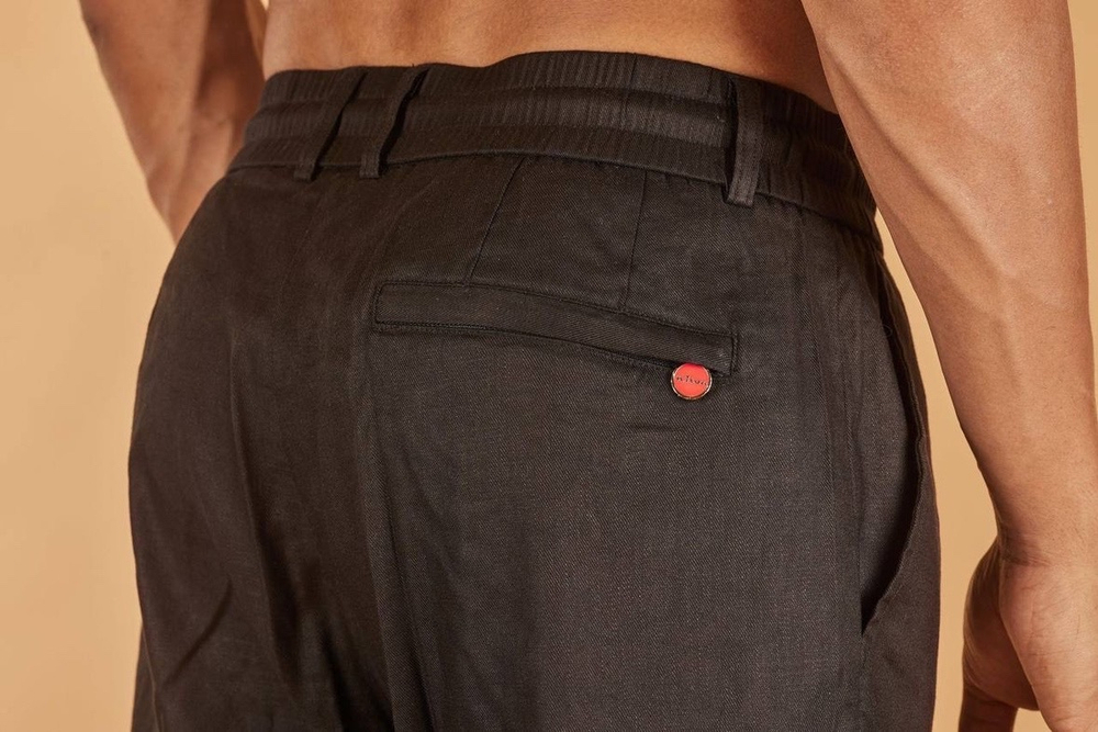 Льняные брюки Kiton