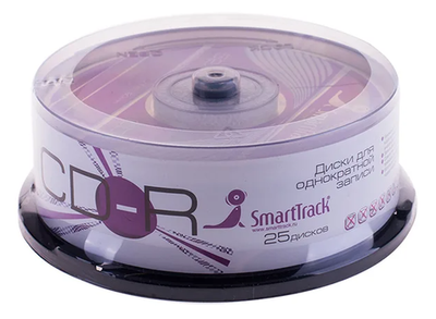 Оптический диск CD-R 700Mb SmartTrack CB-25 (25шт)