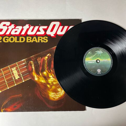 Винтажная виниловая пластинка LP Status Quo 12 Gold Bars (Germany 1980)