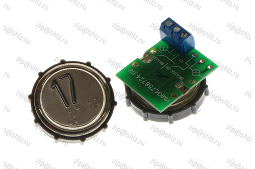 Кнопка (кнопочный модуль) ВКЛ13А-7-4П "17 этаж", круглая, с кодом Брайля