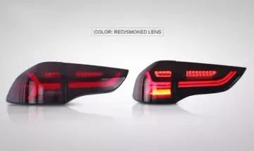 Задние фонари Мицубиси Паджеро Спорт 2010-2014 [ТЕМНО КРАСНЫЕ] V5 type