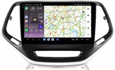 Магнитола для Jeep Cherokee 2014+ - Carmedia EW-1253 QLed+2K, Android 13, TS20, CarPlay, 4G SIM-слот