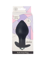 Анальная пробка с вибрацией Bulb Anal Plug Black (Батарейки ААА) 5006-03lola