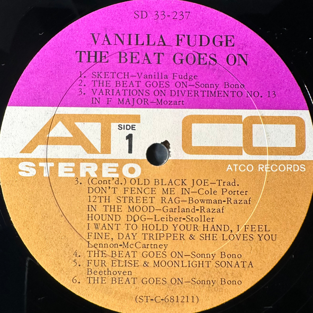 Vanilla Fudge - The Beat Goes On (США 1968г.)