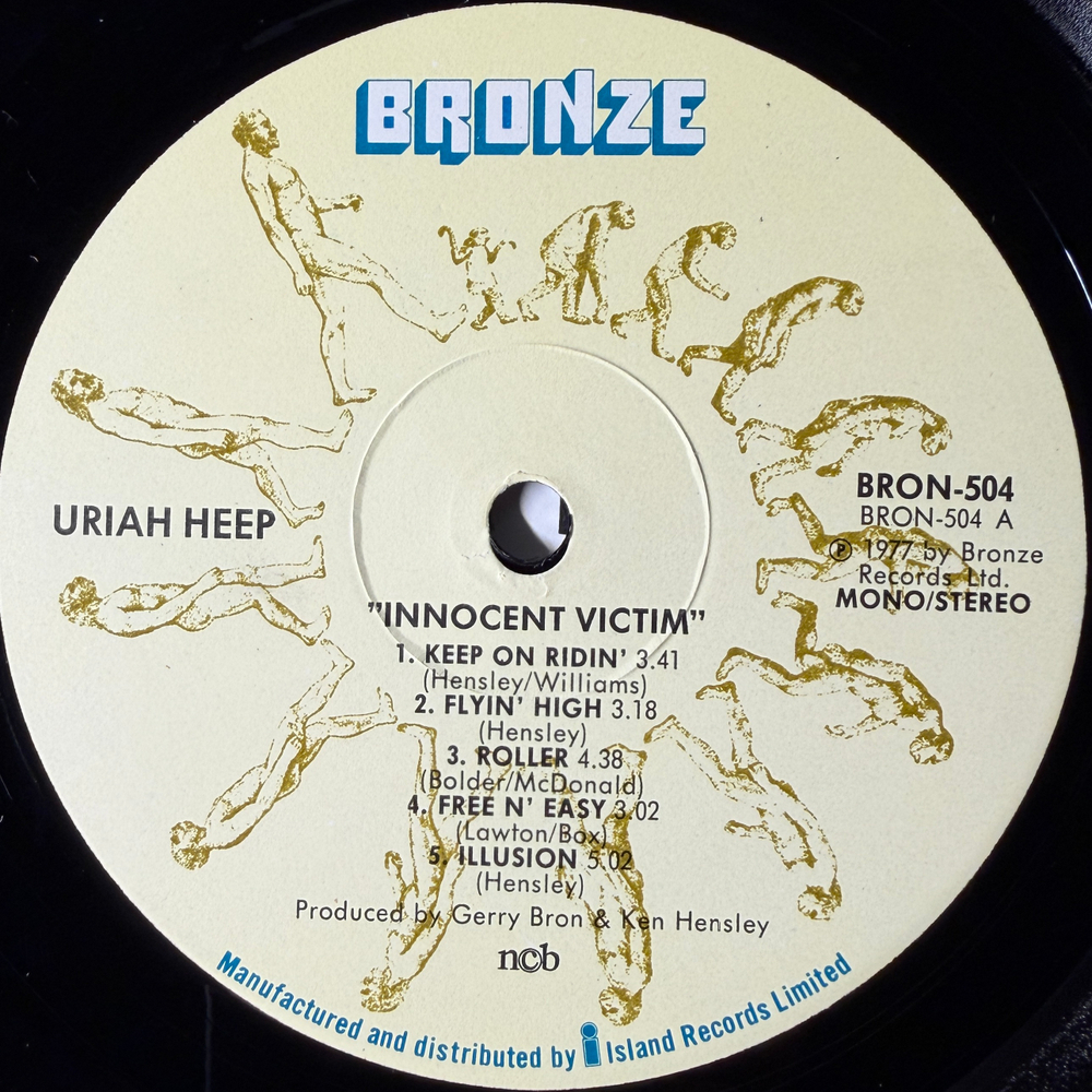 Uriah Heep ‎– Innocent Victim (Скандинавия 1977г.) Т