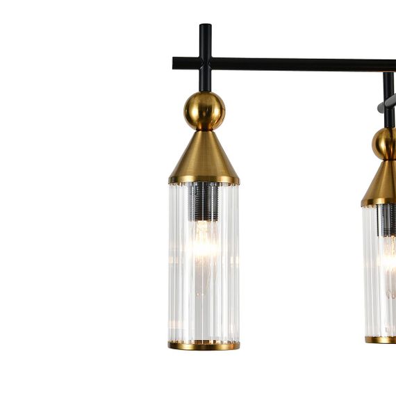 Подвесная люстра Indigo Torazzo 13037/5R Black V000527