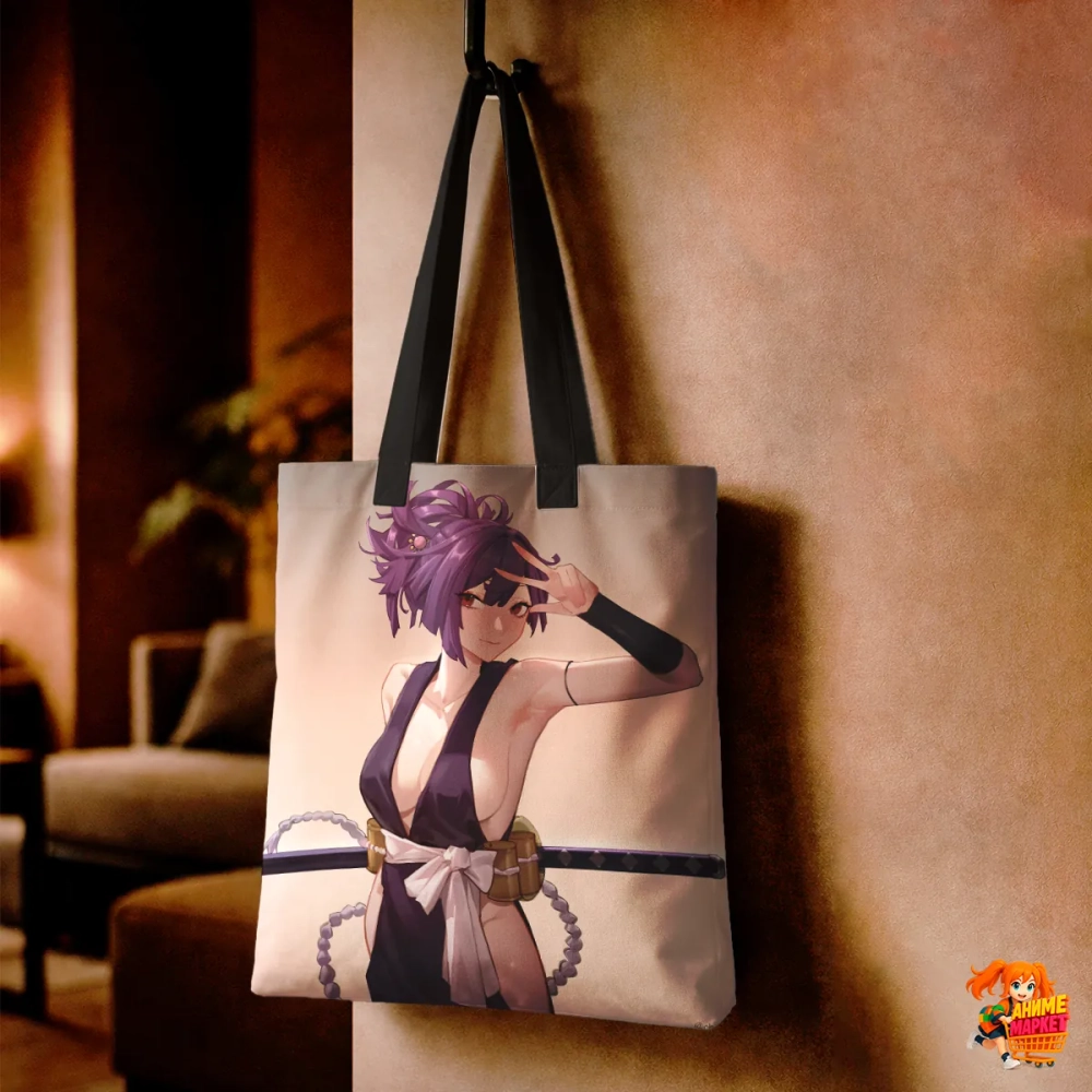 Сумка шоппер с принтом Адский Рай