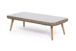 "Прованс" столик журнальный из ротанга, цвет соломенный