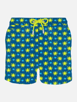 Шорты муж. Saint Barth SQUIDLY FISH синий осьминоги неон