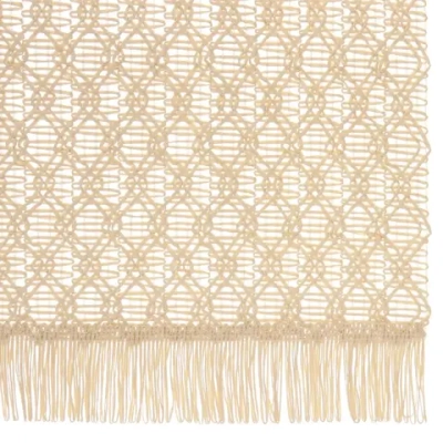 Салфетка на стол 30*45см «Бохо» плетеная, бежевая