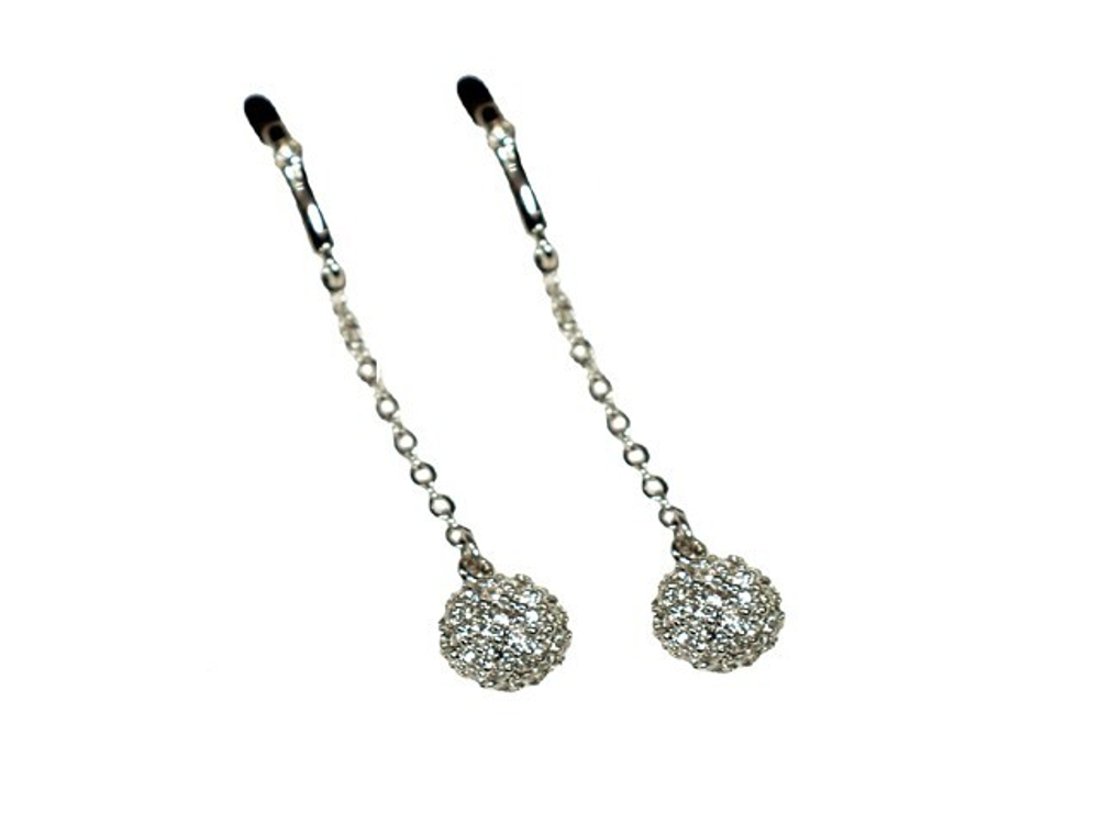 "Паисия" серьги в серебряном покрытии из коллекции "Стиль" от Jenavi с английским замком