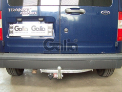 Фаркоп оцинкованный Galia F083A для Ford Tourneo Connect 2002-2014, Transit Connect 2002-2014(паспорт и сертификат в комплекте)(без электрики)