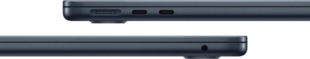 Ноутбук Apple MacBook Air A3240 M4 10 core 16Gb SSD256Gb/8 core GPU 13.6" Liquid Retina (2560x1664) macOS midnight WiFi BT Cam (MW123LL/A)