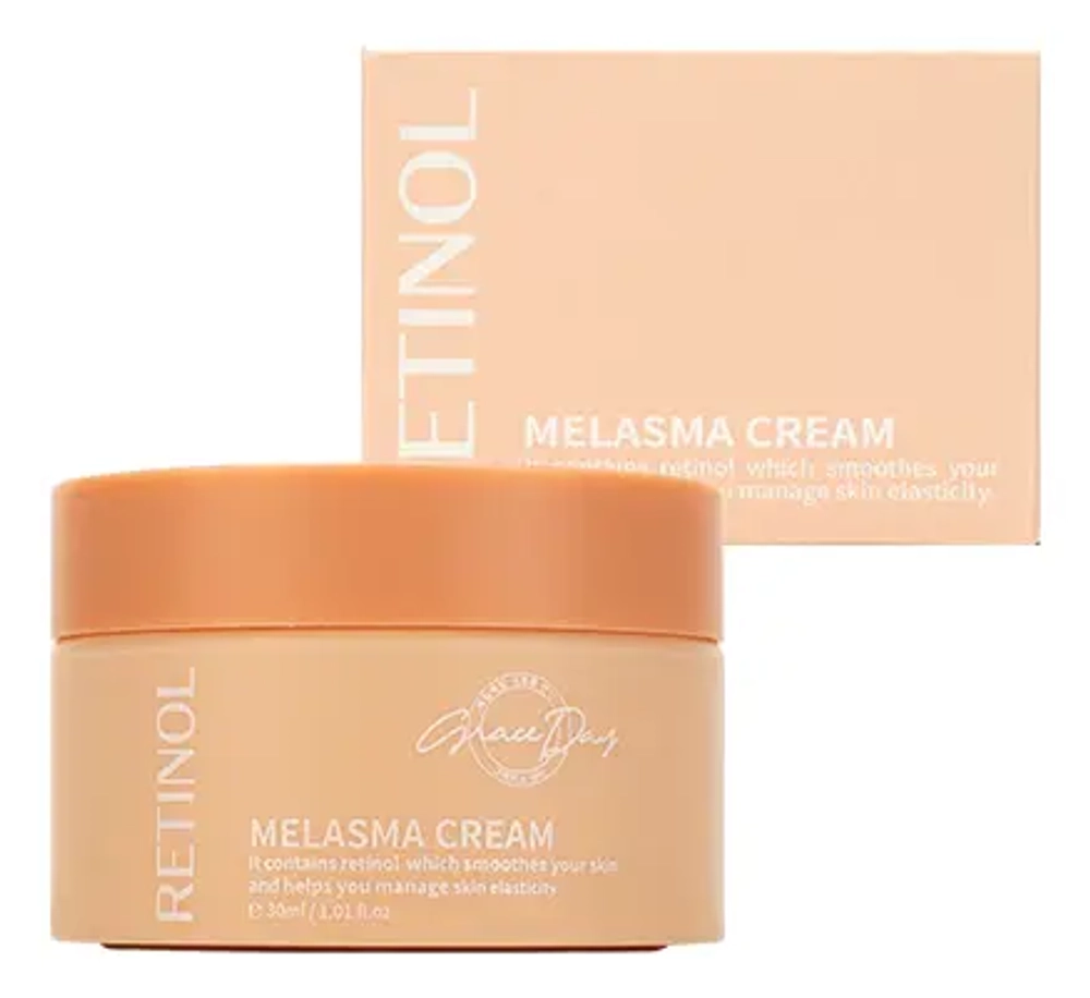Крем для лица с ретинолом, ниацинамидом и бакучиолом GRACE DAY Retinol Melasma Cream 30 мл