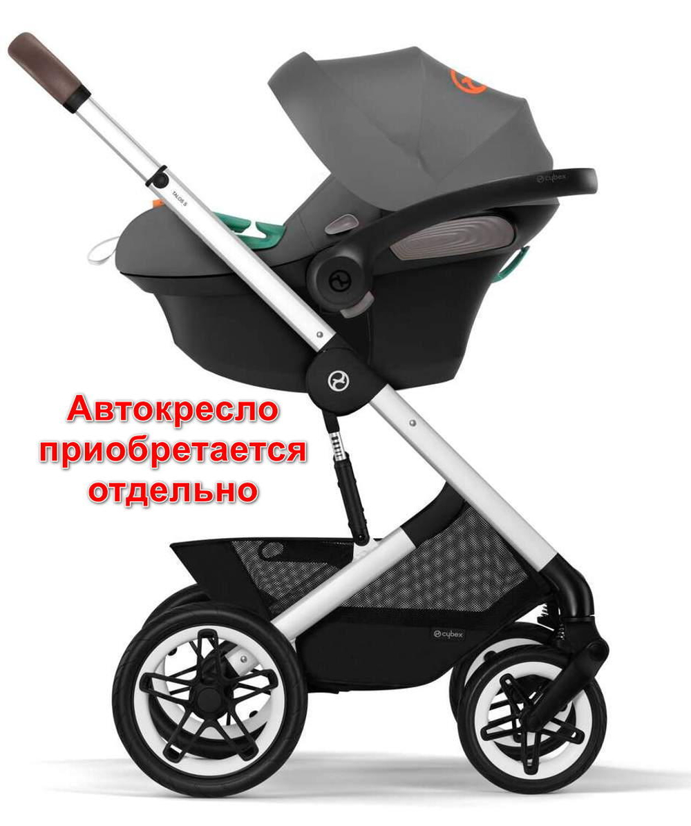 Коляска Cybex Talos S Lux SLV complete 2 в 1 Stone Grey с дождевиками