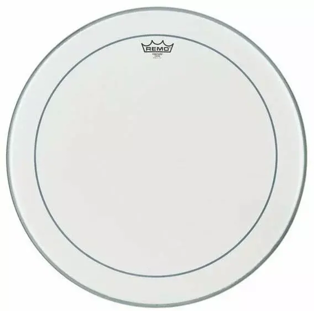 REMO PS-1122-00 Pinstripe Coated 22" Пластик для бас-барабана с напылением, двойной.