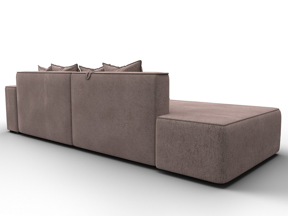 Диван угловой Лига-079 угол правый ВЕЛЮР TOWER 05 бежевый