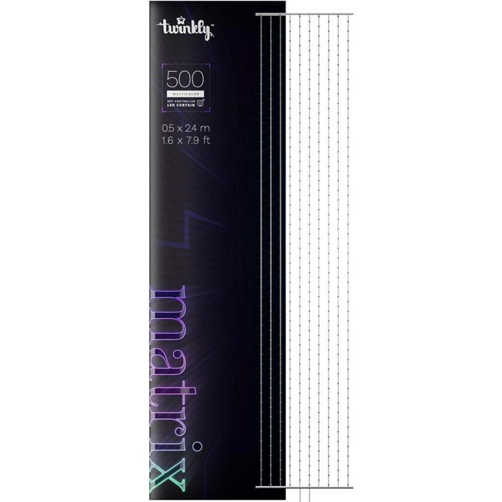 Умный светодиодный занавес Twinkly Matrix (0,5x2,4 м, 500 светодиодов)