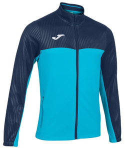 Мужская теннисная кофта Joma Montreal Full Zip Sweatshirt - Бирюзовый