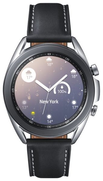 Часы Samsung Galaxy Watch3 41 мм Серебристый/черный