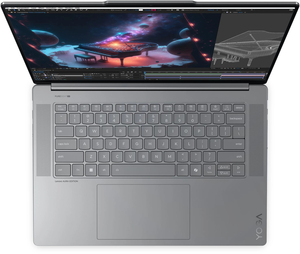 Ноутбук  Lenovo Yoga Slim7 15ILL9 15.3 ", Core Ultra 7, 16 Гб RAM, 512 Гб SSD, Arc graphics 140V, Серый