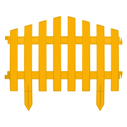 Забор декоративный "Марокко", 28 х 300 см, желтый, Россия, Palisad