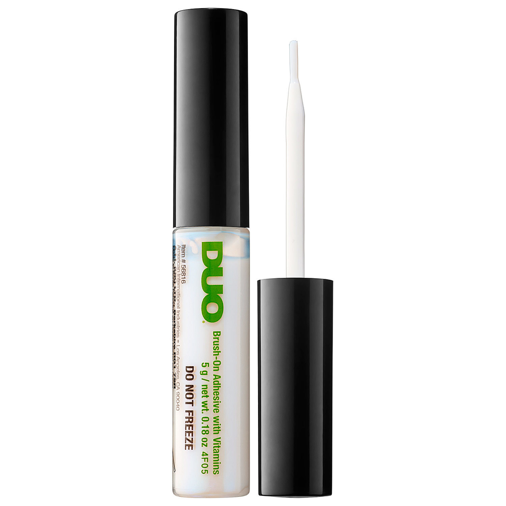 DUO Brush On Striplash Adhesive Clear бесцветный клей для накладных ресниц с кисточкой 5г