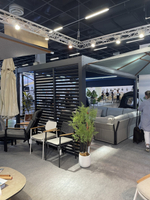 Пергола моторизованная 3х4 м Tagliamento Pergola 150 Series, темно-серый