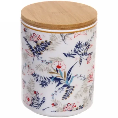Банка керамическая для хранения «Paradise» 900мл 9,5*13см, белая