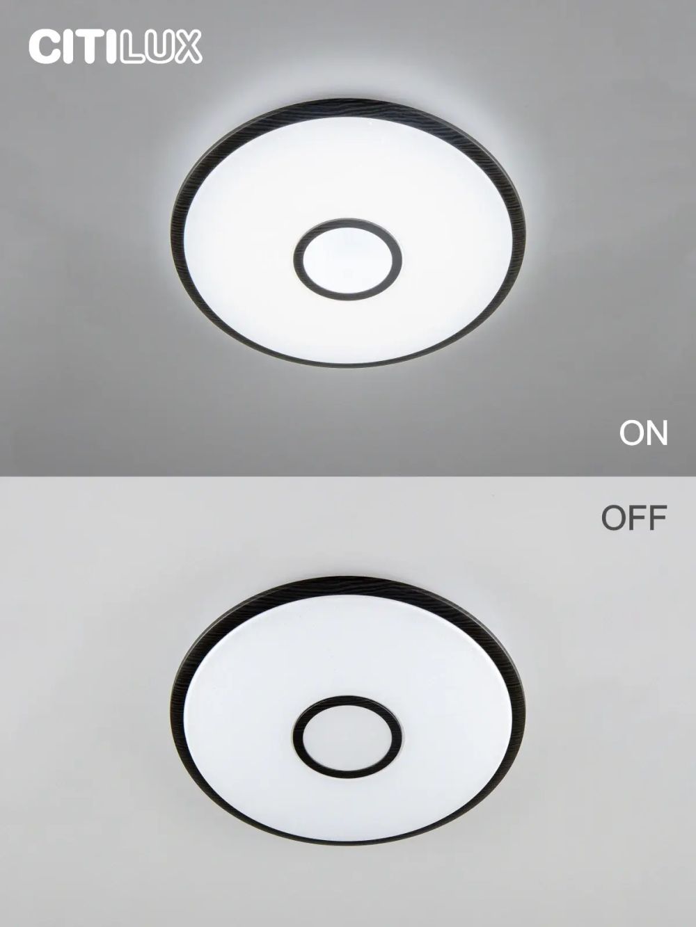 Citilux Старлайт Смарт CL703A45G Умная люстра Венге